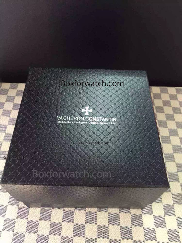 Low Price Copy Vacheron Constantin Black Leather Box Pefcet Gift